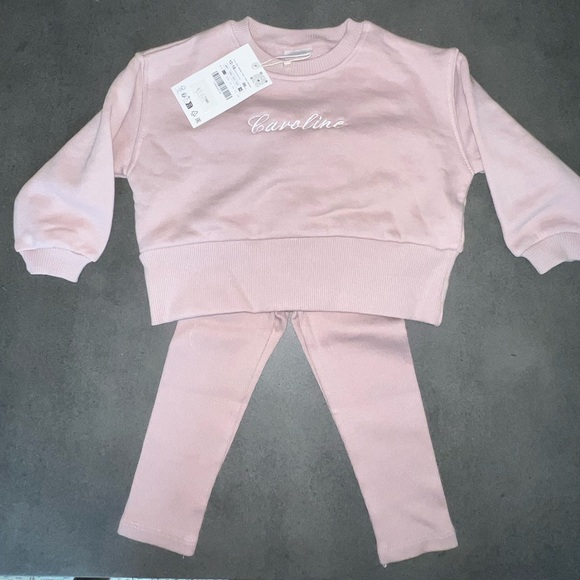 ZARA Kids Sweatshirt and Leggings Set - 12/18M - Picture 2 of 4